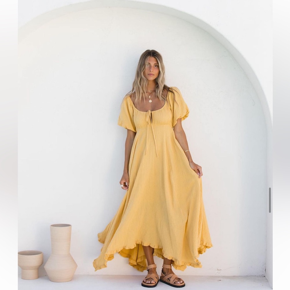 Solai the Label Golden Days Maxi Dress